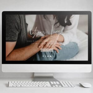 Onepager website template - Elegance