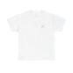 White Cotton t-shirt with handwritten photographer print 